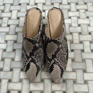 Marc Fisher - Snake Print Heels - Size 9